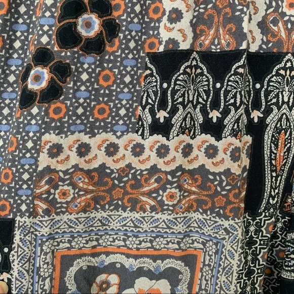 •En Crème• Boho Long Sleeve Floral Romper - Small - Picture 3 of 9